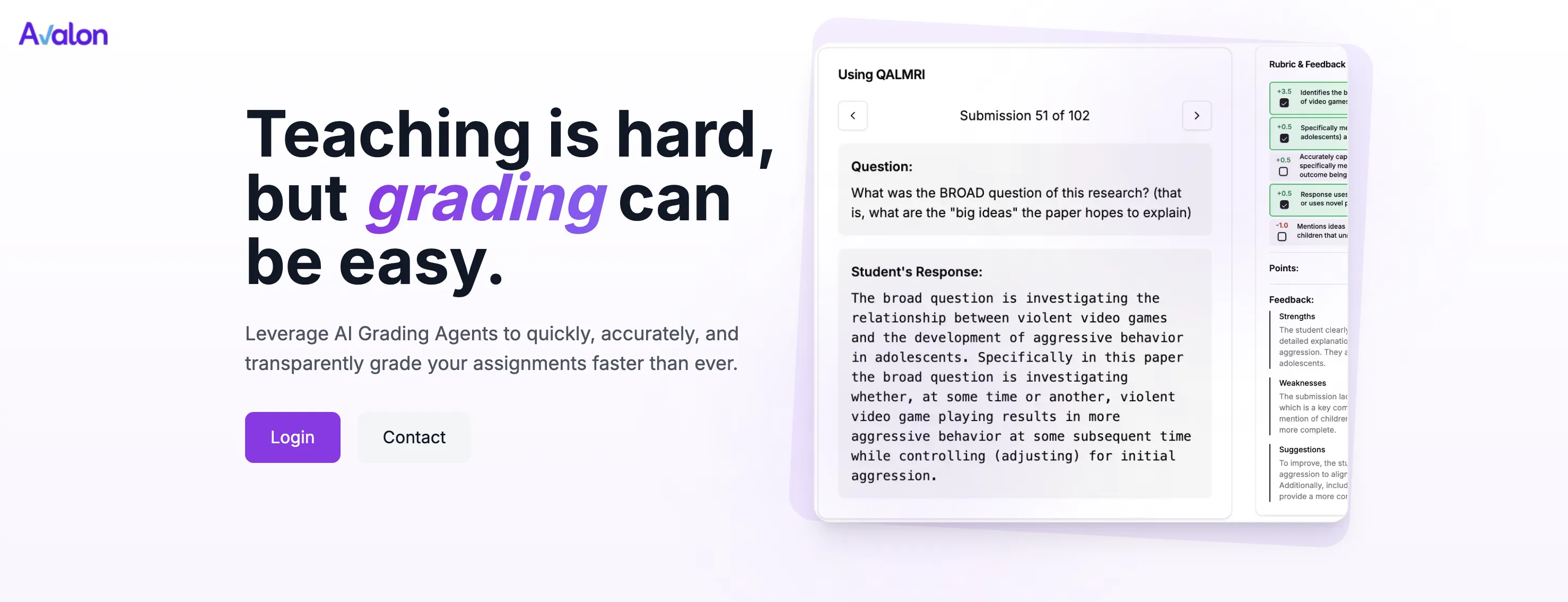 Avalon Learn screenshot